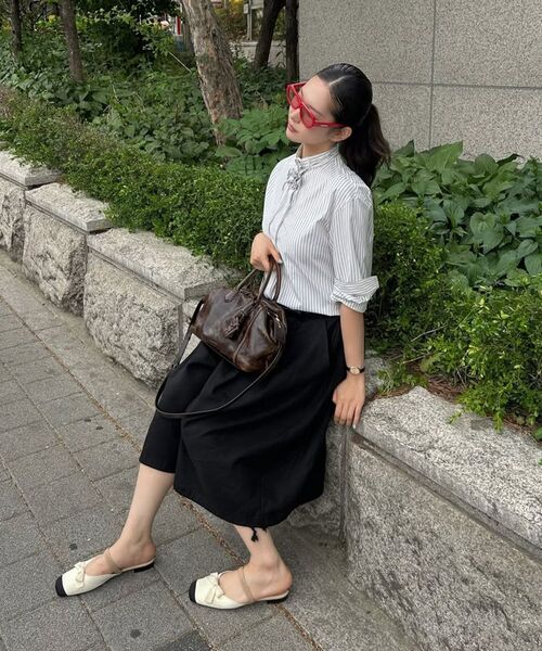 MISEKISEOUL MEN（ミセキソウルメンズ）の「Two tuck hakama pants BLACK（その他パンツ・メンズ・その他・2/3）」の6枚目の写真
