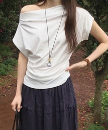 オフショルダーTEEトップス