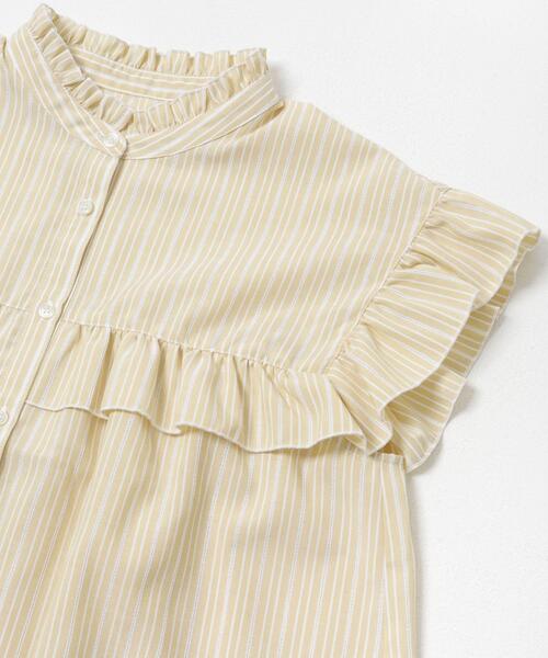 URBAN RESEARCH Sonny Label(アーバンリサーチサニーレーベル)の「スタンドカラーフリルシャツブラウス(シャツ/ブラウス・レディース・ベージュ系その他/ブラック/ブルー・FREE)」の11枚目の写真