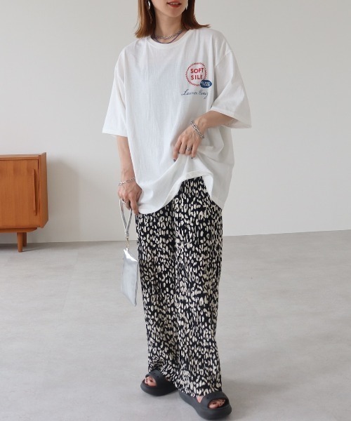 zena(ジェナ)の「ポテチプリントTee(Tシャツ/カットソー・レディース・ホワイト/グレー・FREE)」の8枚目の写真
