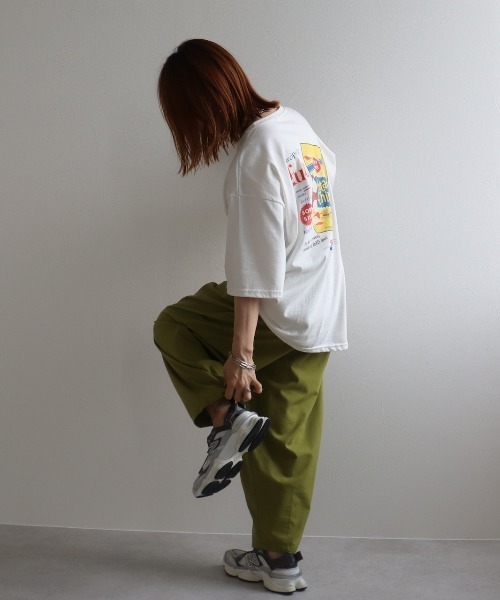 zena(ジェナ)の「ポテチプリントTee(Tシャツ/カットソー・レディース・ホワイト/グレー・FREE)」の16枚目の写真