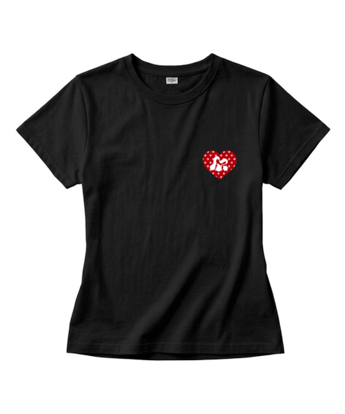THEMORFHOUSE（ザモーフハウス）の「ドットハートシンボルスリムフィット半袖Tシャツアイボリー（Tシャツ/カットソー・レディース・その他・MEDIUM/LARGE）」の2枚目の写真