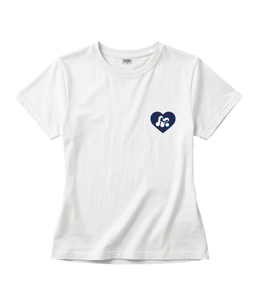 THEMORFHOUSE（ザモーフハウス）の「ドットハートシンボルスリムフィット半袖Tシャツアイボリー（Tシャツ/カットソー・レディース・その他・MEDIUM/LARGE）」の3枚目の写真