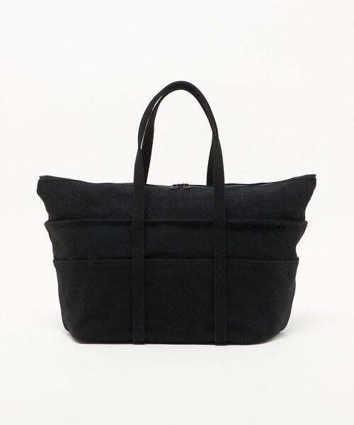 Steven Alan（スティーブンアラン）の「＜AMIACALVA＞CANOE TOTE M/トートバッグ（トートバッグ・レディース・ホワイト/ブラック・FREE）」の2枚目の写真