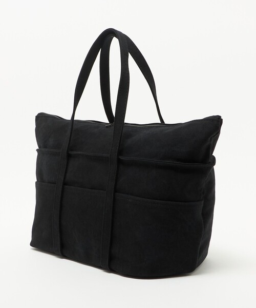 Steven Alan（スティーブンアラン）の「＜AMIACALVA＞CANOE TOTE M/トートバッグ（トートバッグ・レディース・ホワイト/ブラック・FREE）」の3枚目の写真