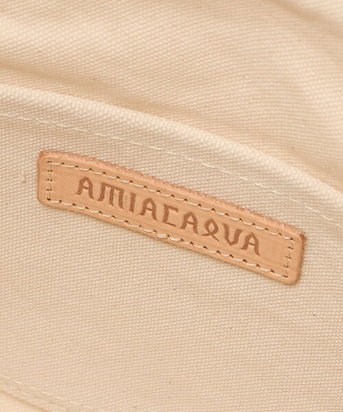 Steven Alan（スティーブンアラン）の「＜AMIACALVA＞CANOE TOTE M/トートバッグ（トートバッグ・レディース・ホワイト/ブラック・FREE）」の16枚目の写真