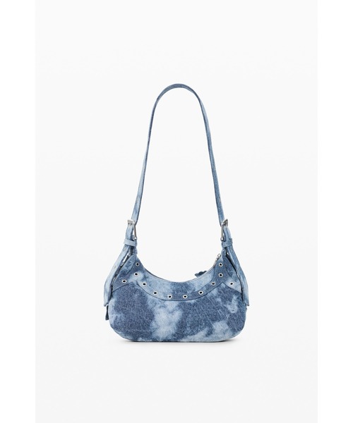 Desigual(デシグアル)の「3D flower patchwork denim shoulder bag / 3Dフラワーパッチワークデニムショルダーバッグ(ショルダーバッグ・レディース・ブルー・FREE)」の2枚目の写真