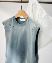 FRAMeWORK | JOHNBULL/ジョンブル クラッシュノースリーブカットオフT(Tシャツ/カットソー)