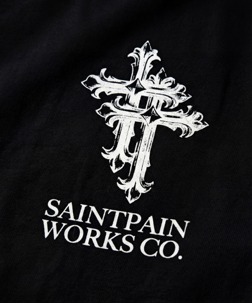 SAINTPAIN(セイントペイン)の「SP ダブルクロスヘビーウェイトクロップロングスリーブブラック(Tシャツ/カットソー・レディース・その他・MEDIUM/LARGE)」の3枚目の写真