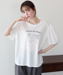 BLUEEAST | パールレースドッキングロゴTシャツ(Tシャツ/カットソー)