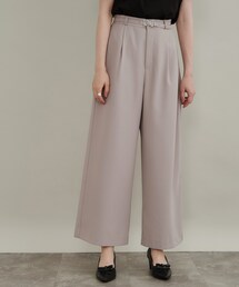couture brooch | 【洗える】タック ワイドパンツ(その他パンツ)