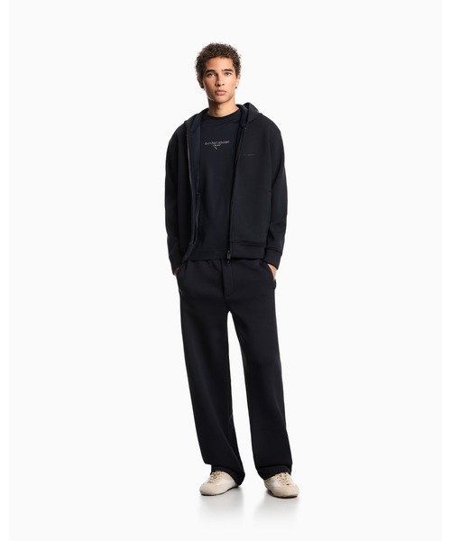 EMPORIO ARMANI(エンポリオアルマーニ)の「【エンポリオ アルマーニ】ASV ジョガーパンツ リヨセル混紡 ボンディングジャージー(スウェットパンツ・メンズ・ネイビー・SMALL/X-LARGE/X-SMALL)」の2枚目の写真