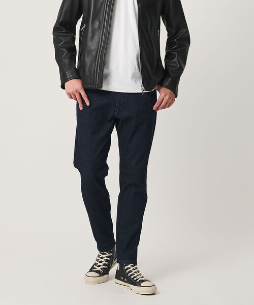 BEAUTY&YOUTH UNITED ARROWS(ビューティーアンドユースユナイテッドアローズ)の「【WEB限定 WARDROBE SMART】NEWスキン デニム スキニーパンツ(デニムパンツ・メンズ・ネイビー/ライトブルー/コバルトブルー/ブラック・L/S/XL/M)」の3枚目の写真