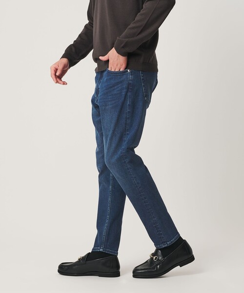 BEAUTY&YOUTH UNITED ARROWS(ビューティーアンドユースユナイテッドアローズ)の「【WEB限定 WARDROBE SMART】NEWスキン デニム スキニーパンツ(デニムパンツ・メンズ・ネイビー/ライトブルー/コバルトブルー/ブラック・L/S/XL/M)」の4枚目の写真