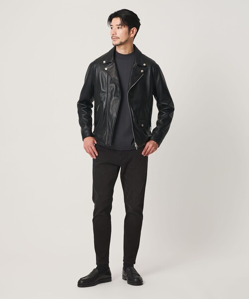 BEAUTY&YOUTH UNITED ARROWS(ビューティーアンドユースユナイテッドアローズ)の「【WEB限定 WARDROBE SMART】NEWスキン デニム スキニーパンツ(デニムパンツ・メンズ・ネイビー/ライトブルー/コバルトブルー/ブラック・L/S/XL/M)」の5枚目の写真