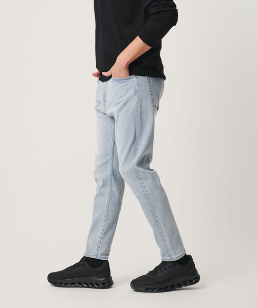 BEAUTY&YOUTH UNITED ARROWS(ビューティーアンドユースユナイテッドアローズ)の「【WEB限定 WARDROBE SMART】NEWスキン デニム スキニーパンツ(デニムパンツ・メンズ・ネイビー/ライトブルー/コバルトブルー/ブラック・L/S/XL/M)」の9枚目の写真