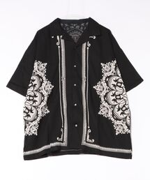 【チャイハネ】レーサラMEN'S開襟シャツ