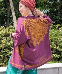 【チャイハネ】レーサラMEN'S開襟シャツ