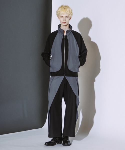 NO ID.(ノーアイディ)の「【NO ID.】Wrap ZIP Blouson / ラップ ダブルジップ ブルゾン(ブルゾン・メンズ・その他23/ブラック・ONE SIZE)」の18枚目の写真