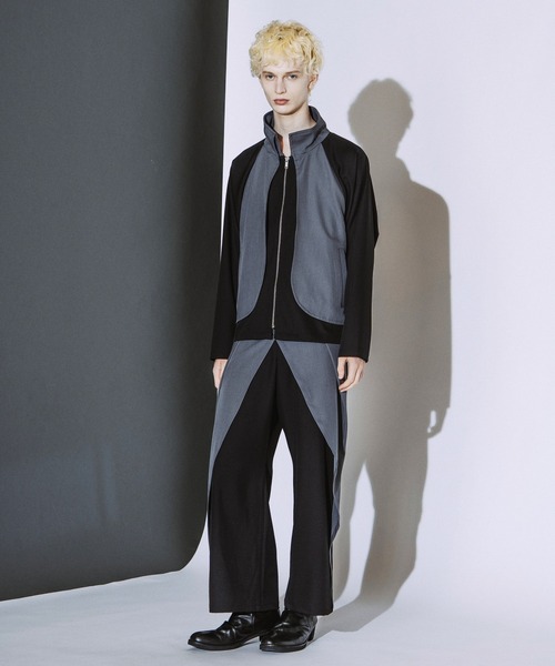 NO ID.(ノーアイディ)の「【NO ID.】Wrap ZIP Blouson / ラップ ダブルジップ ブルゾン(ブルゾン・メンズ・その他23/ブラック・ONE SIZE)」の19枚目の写真