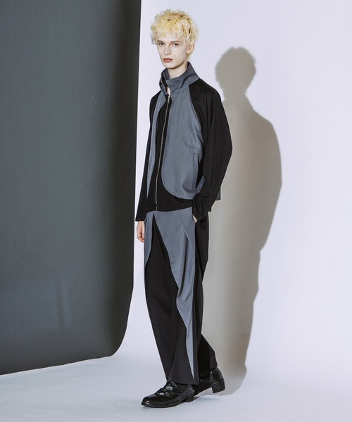NO ID.(ノーアイディ)の「【NO ID.】Wrap ZIP Blouson / ラップ ダブルジップ ブルゾン(ブルゾン・メンズ・その他23/ブラック・ONE SIZE)」の21枚目の写真