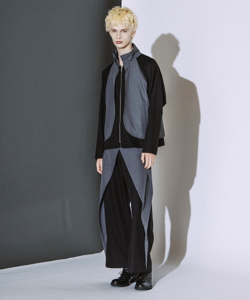 NO ID.(ノーアイディ)の「【NO ID.】Wrap ZIP Blouson / ラップ ダブルジップ ブルゾン(ブルゾン・メンズ・その他23/ブラック・ONE SIZE)」の22枚目の写真
