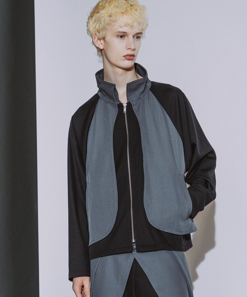NO ID.(ノーアイディ)の「【NO ID.】Wrap ZIP Blouson / ラップ ダブルジップ ブルゾン(ブルゾン・メンズ・その他23/ブラック・ONE SIZE)」の14枚目の写真