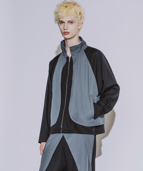 NO ID.(ノーアイディ)の「【NO ID.】Wrap ZIP Blouson / ラップ ダブルジップ ブルゾン(ブルゾン・メンズ・その他23/ブラック・ONE SIZE)」の16枚目の写真