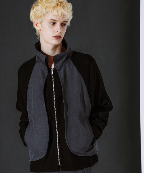 NO ID.(ノーアイディ)の「【NO ID.】Wrap ZIP Blouson / ラップ ダブルジップ ブルゾン(ブルゾン・メンズ・その他23/ブラック・ONE SIZE)」の7枚目の写真