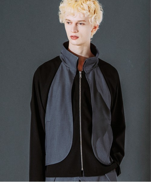 NO ID.(ノーアイディ)の「【NO ID.】Wrap ZIP Blouson / ラップ ダブルジップ ブルゾン(ブルゾン・メンズ・その他23/ブラック・ONE SIZE)」の8枚目の写真