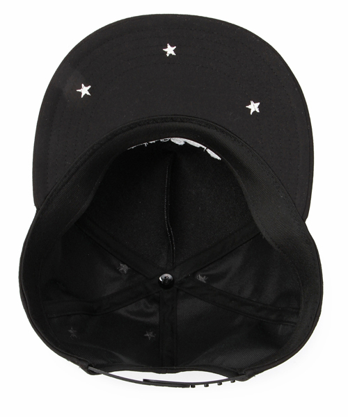 Education from Youngmachines(エデュケーションフロムヤングマシーン)の「【Education from Youngmachines】MENS WORLD wide FAMOUS コラボスターエンブロイキャップ(キャップ・メンズ・ブラック・FREE)」の3枚目の写真