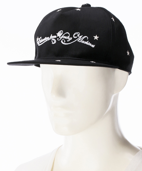 Education from Youngmachines(エデュケーションフロムヤングマシーン)の「【Education from Youngmachines】MENS WORLD wide FAMOUS コラボスターエンブロイキャップ(キャップ・メンズ・ブラック・FREE)」の6枚目の写真