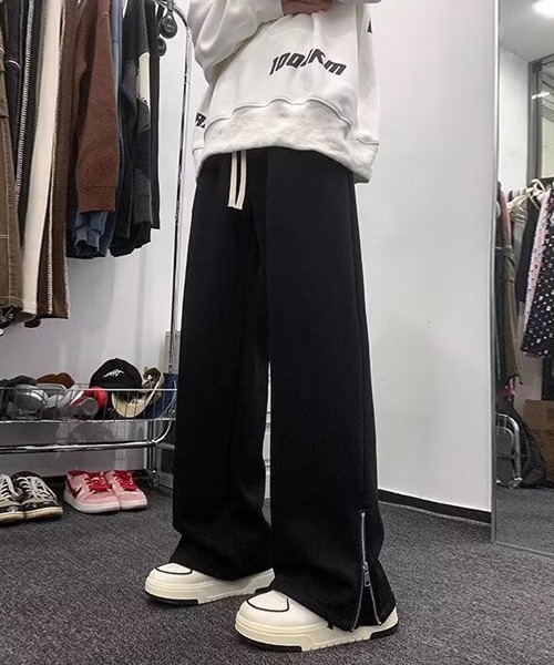 Ressaca(レサーカ)の「裾ジップスウェットパンツ(スウェットパンツ・メンズ・グレー/ブラック・L/M)」の3枚目の写真