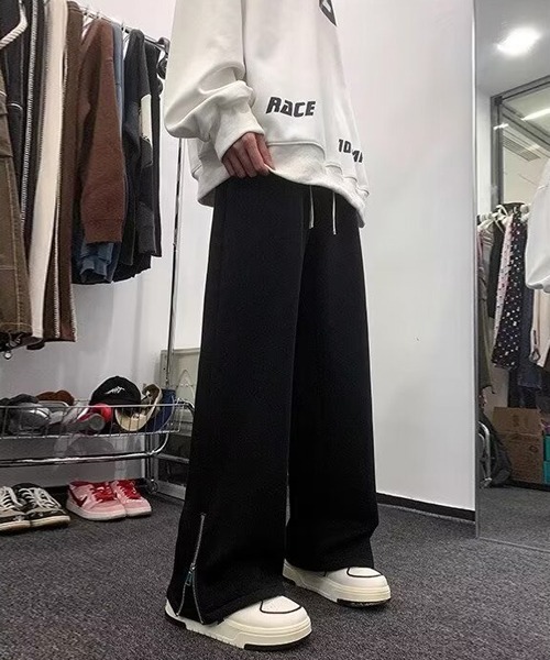 Ressaca(レサーカ)の「裾ジップスウェットパンツ(スウェットパンツ・メンズ・グレー/ブラック・L/M)」の4枚目の写真
