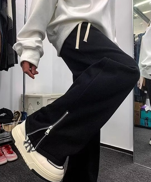 Ressaca(レサーカ)の「裾ジップスウェットパンツ(スウェットパンツ・メンズ・グレー/ブラック・L/M)」の6枚目の写真
