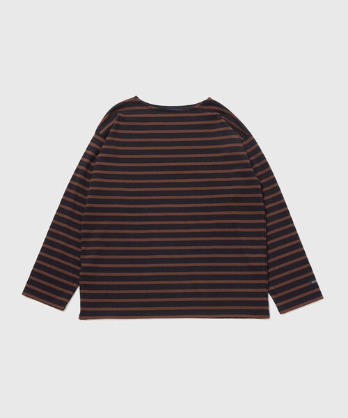 Le Minor(ルミノア)の「《別注》【Le Minor/ルミノア】 L/S SIGNATURE BASQUE(Tシャツ/カットソー・メンズ・ライトグレー/ダークブラウン/ブラウン/ブラウン系その他・S/L/M)」の2枚目の写真