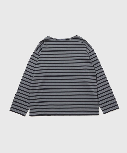 Le Minor(ルミノア)の「《別注》【Le Minor/ルミノア】 L/S SIGNATURE BASQUE(Tシャツ/カットソー・メンズ・ライトグレー/ダークブラウン/ブラウン/ブラウン系その他・S/L/M)」の7枚目の写真