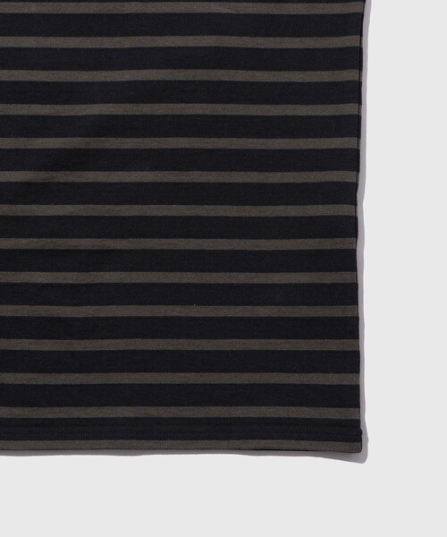 Le Minor(ルミノア)の「《別注》【Le Minor/ルミノア】 L/S SIGNATURE BASQUE(Tシャツ/カットソー・メンズ・ライトグレー/ダークブラウン/ブラウン/ブラウン系その他・S/L/M)」の20枚目の写真