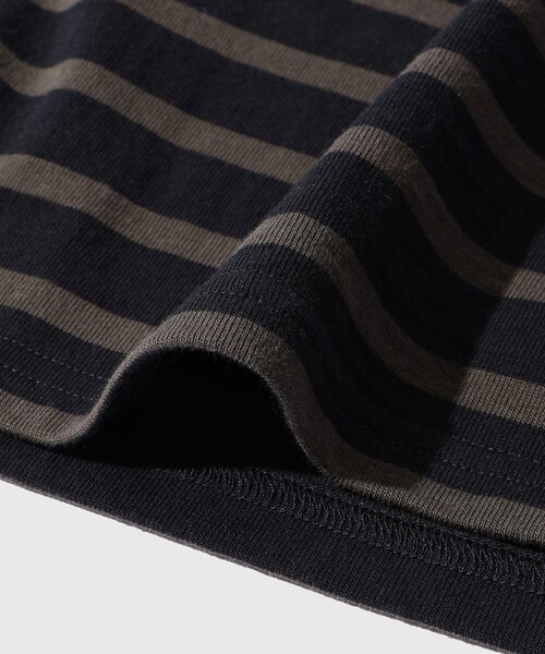 Le Minor(ルミノア)の「《別注》【Le Minor/ルミノア】 L/S SIGNATURE BASQUE(Tシャツ/カットソー・メンズ・ライトグレー/ダークブラウン/ブラウン/ブラウン系その他・S/L/M)」の19枚目の写真