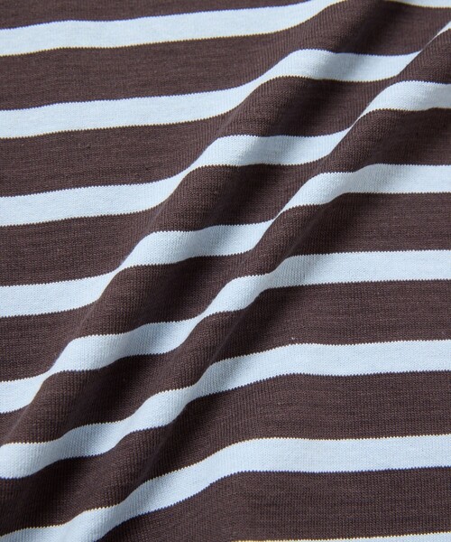 Le Minor(ルミノア)の「《別注》【Le Minor/ルミノア】 L/S SIGNATURE BASQUE(Tシャツ/カットソー・メンズ・ライトグレー/ダークブラウン/ブラウン/ブラウン系その他・S/L/M)」の15枚目の写真