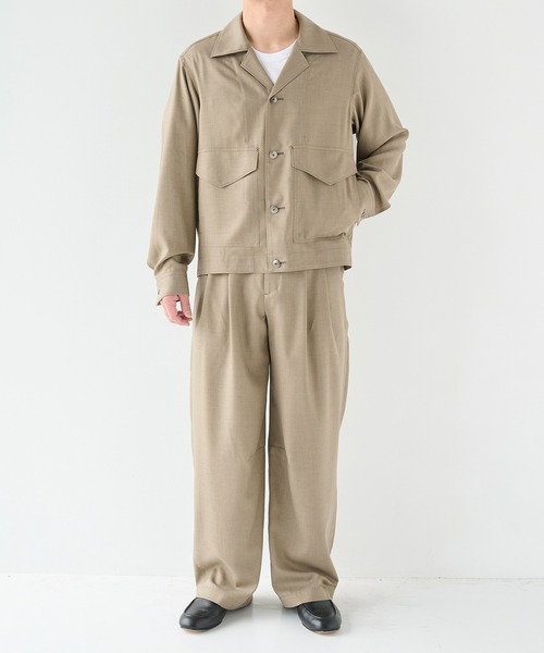 STUDIOUS(ステュディオス)の「【STUDIOUS】Woolycupra WorkJacket(ブルゾン・メンズ・タン/ブラウン・1/2)」の18枚目の写真