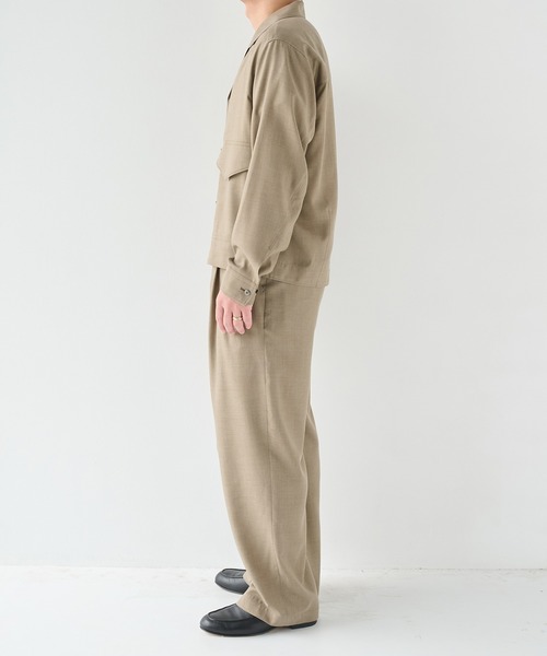 STUDIOUS(ステュディオス)の「【STUDIOUS】Woolycupra WorkJacket(ブルゾン・メンズ・タン/ブラウン・1/2)」の19枚目の写真