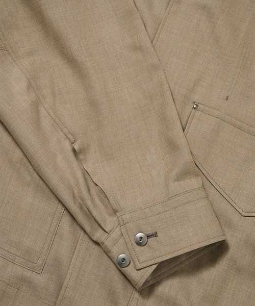 STUDIOUS(ステュディオス)の「【STUDIOUS】Woolycupra WorkJacket(ブルゾン・メンズ・タン/ブラウン・1/2)」の21枚目の写真