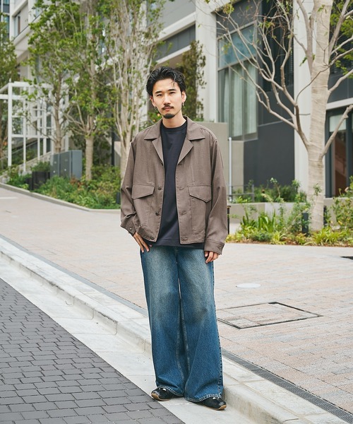 STUDIOUS(ステュディオス)の「【STUDIOUS】Woolycupra WorkJacket(ブルゾン・メンズ・タン/ブラウン・1/2)」の6枚目の写真