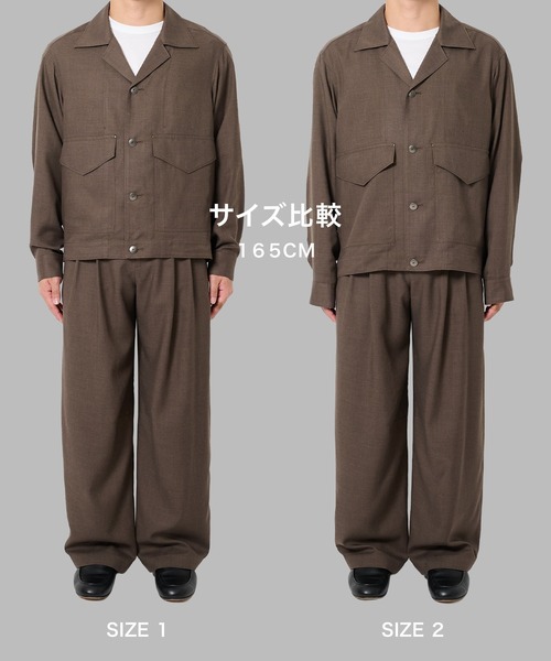 STUDIOUS(ステュディオス)の「【STUDIOUS】Woolycupra WorkJacket(ブルゾン・メンズ・タン/ブラウン・1/2)」の8枚目の写真