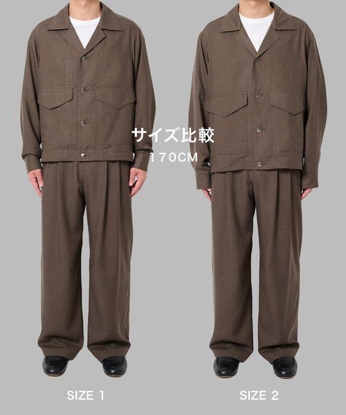 STUDIOUS(ステュディオス)の「【STUDIOUS】Woolycupra WorkJacket(ブルゾン・メンズ・タン/ブラウン・1/2)」の9枚目の写真