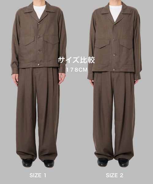 STUDIOUS(ステュディオス)の「【STUDIOUS】Woolycupra WorkJacket(ブルゾン・メンズ・タン/ブラウン・1/2)」の10枚目の写真