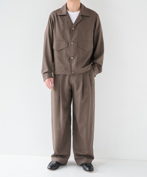 STUDIOUS(ステュディオス)の「【STUDIOUS】Woolycupra WorkJacket(ブルゾン・メンズ・タン/ブラウン・1/2)」の11枚目の写真