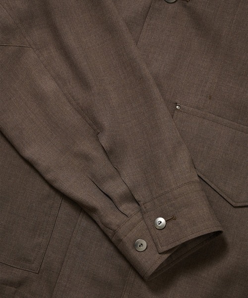 STUDIOUS(ステュディオス)の「【STUDIOUS】Woolycupra WorkJacket(ブルゾン・メンズ・タン/ブラウン・1/2)」の14枚目の写真