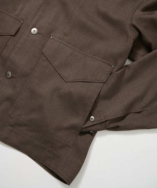 STUDIOUS(ステュディオス)の「【STUDIOUS】Woolycupra WorkJacket(ブルゾン・メンズ・タン/ブラウン・1/2)」の16枚目の写真